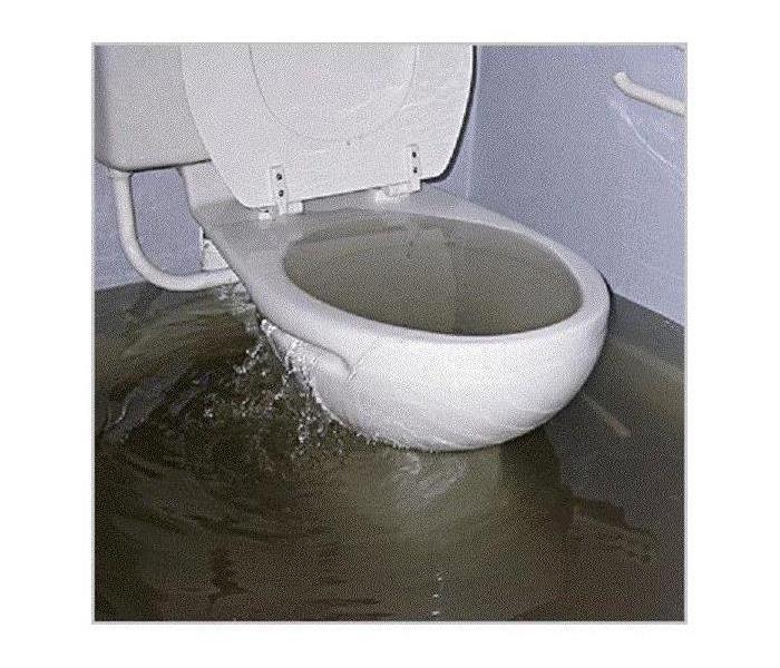 water damage from toilet